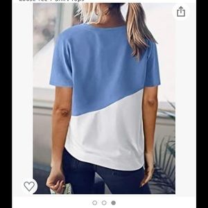 Happy Sailed  NEW! Color block Top Short Sleeve NEW